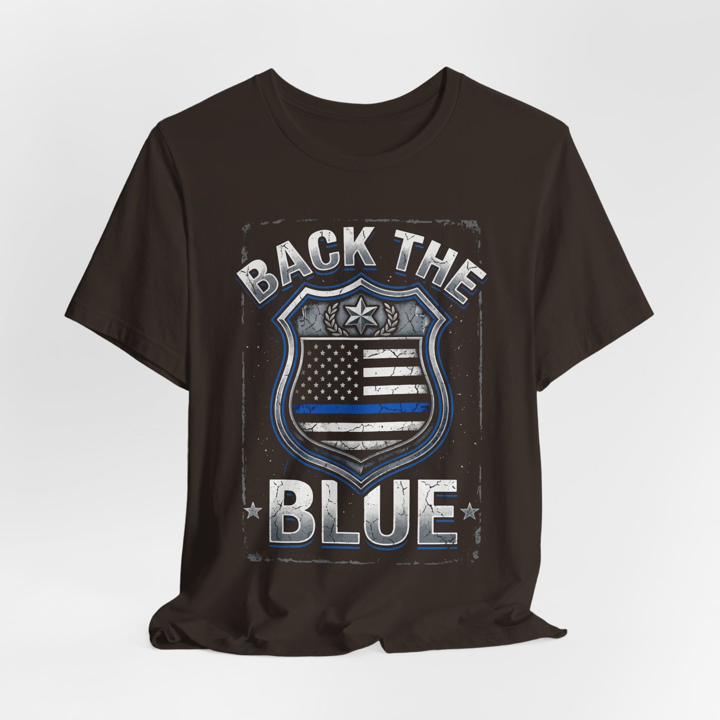 Back The Blue T-Shirt — Police Support Badge Tee
