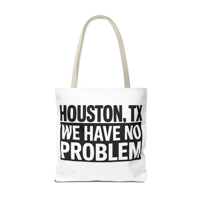 Houston TX Tote Bag — 'We Have No Problem' Graphic Market Tote