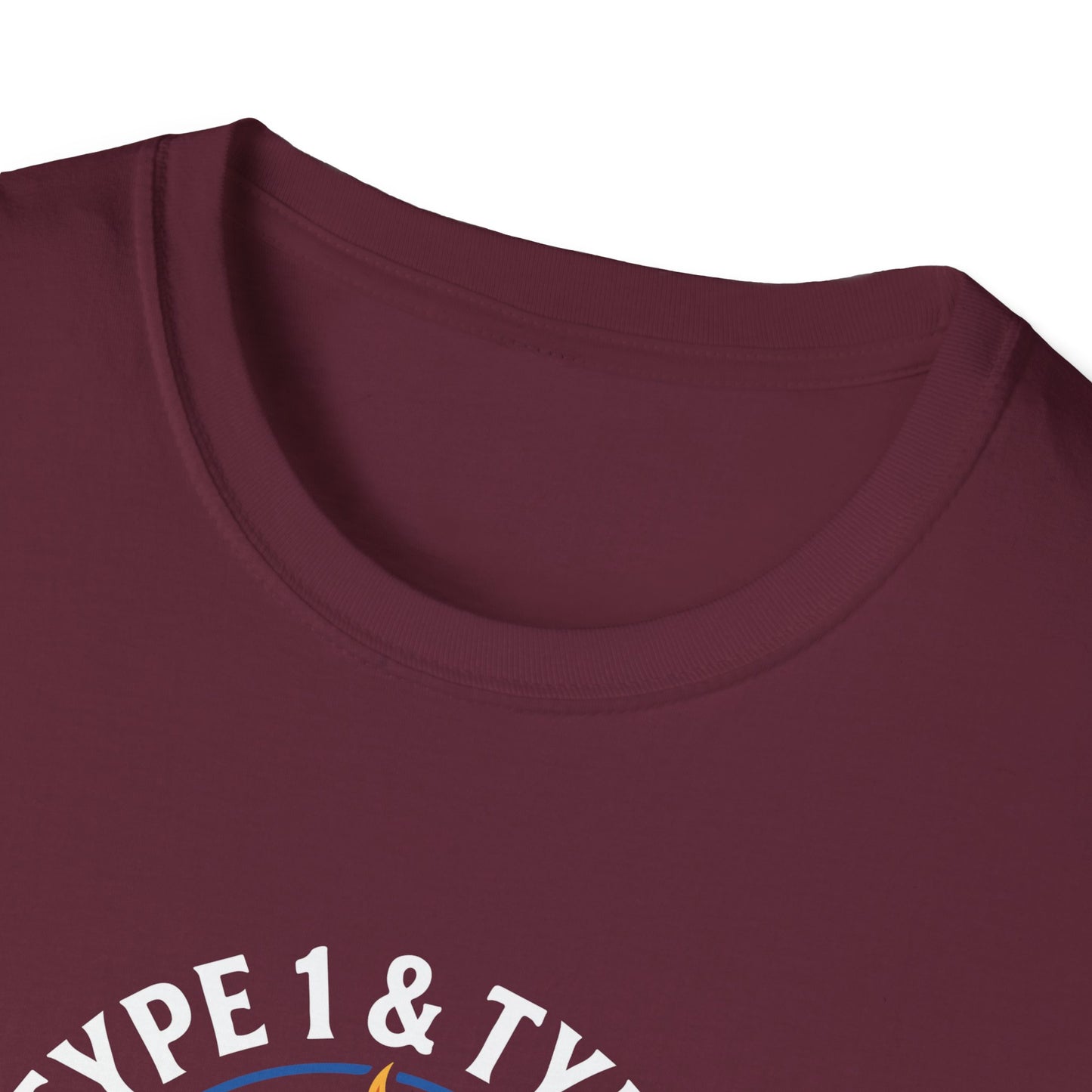 Type 1 & Type 2 Find a Cure Diabetes Awareness T-Shirt