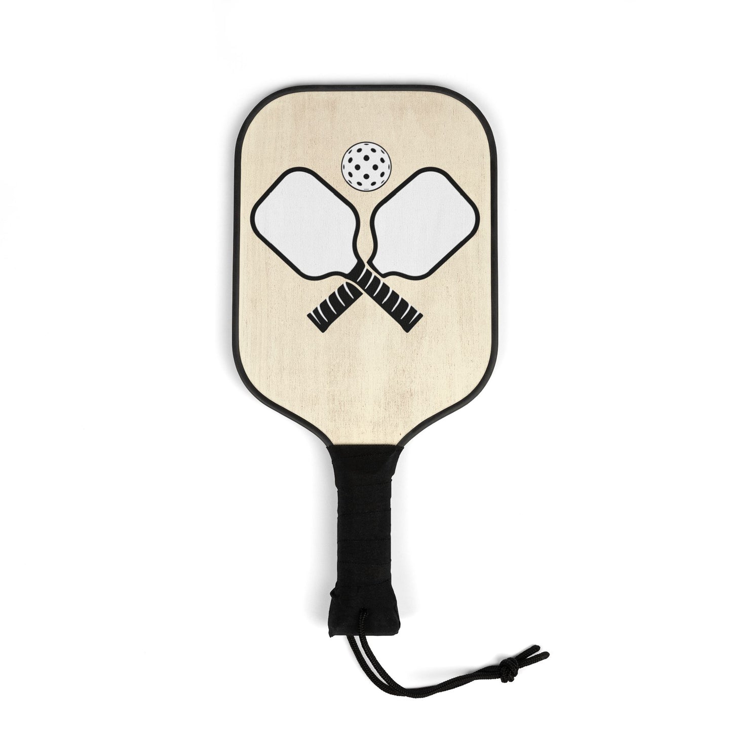 Pickleball Paddle Set – Wooden Mini Paddles with 2 Balls (Beginner Kit)