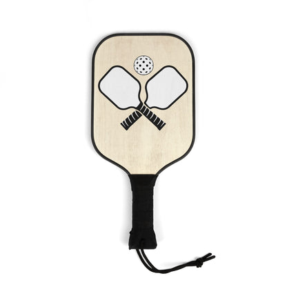 Pickleball Paddle Set – Wooden Mini Paddles with 2 Balls (Beginner Kit)