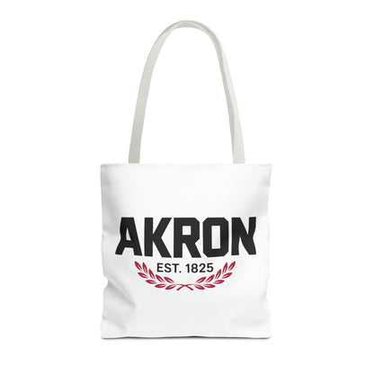 Akron Est. 1825 Tote Bag — City Pride Canvas Tote