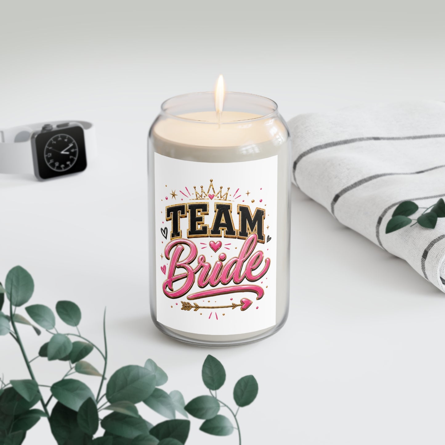 Team Bride Scented Soy Candle — Bridal Party Gift (13.75 oz)