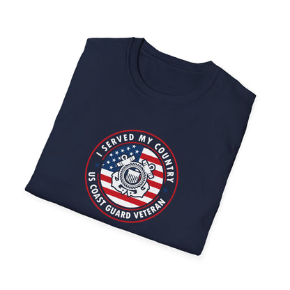 I Served My Country US Coast Guard Veteran T-Shirt