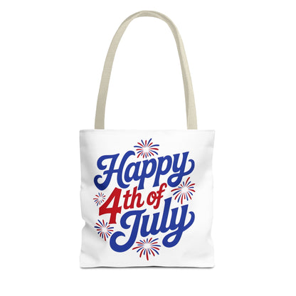 Happy 4th of July Tote Bag — Patriotic Fireworks Market Tote
