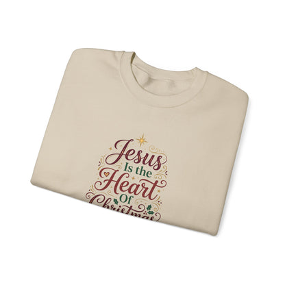 Jesus Is the Heart of Christmas  Sweatshirt