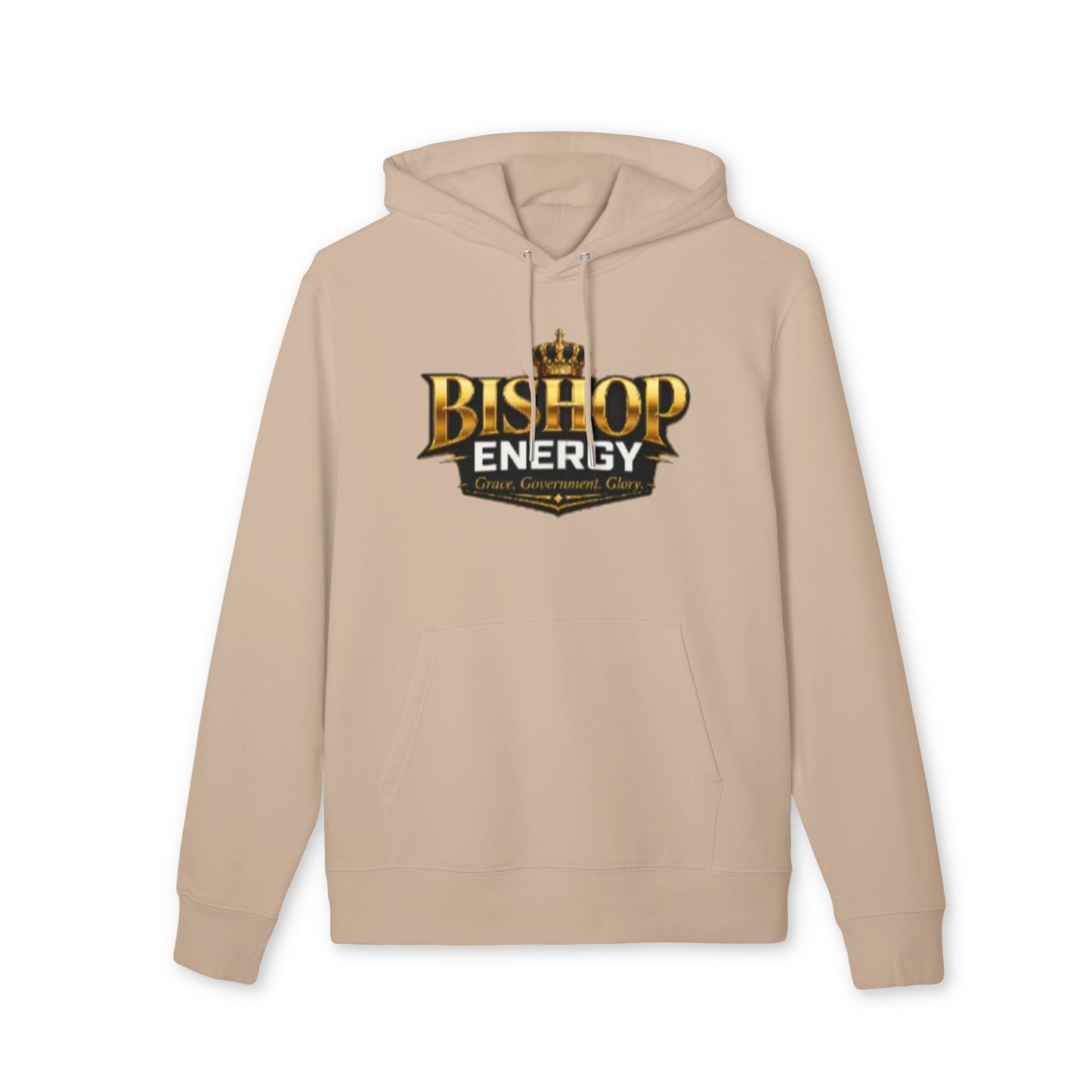 Bishop Energy Hoodie — Gold Crown Logo Pullover