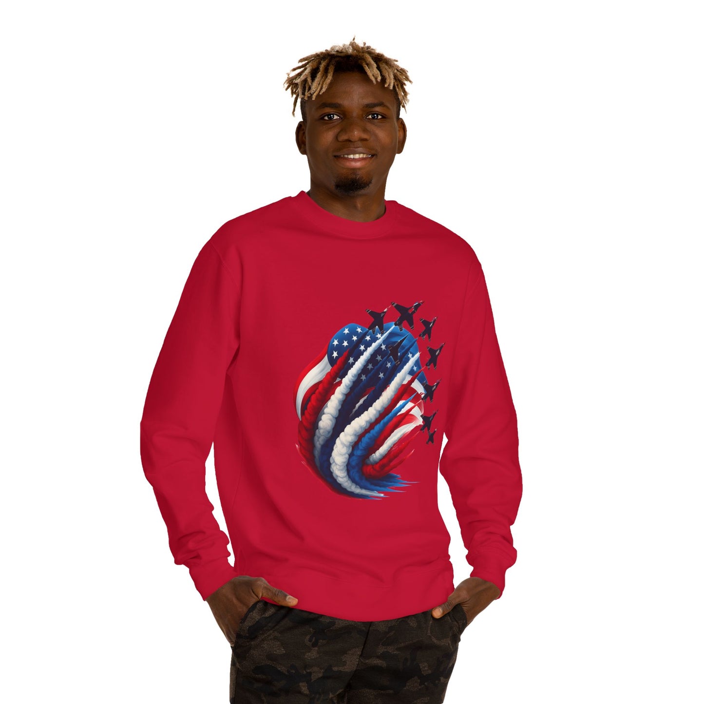 Patriotic Jet Squadron Sweatshirt