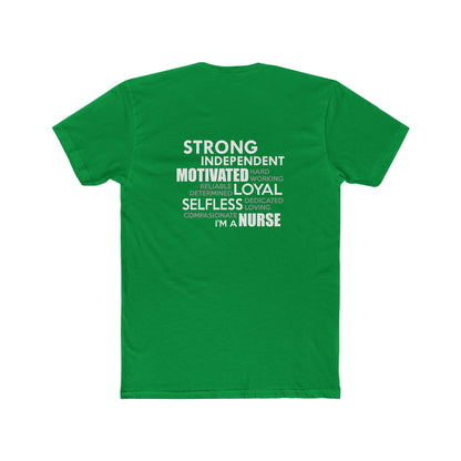 Nurse Word Cloud Tee — "I'm a Nurse" Inspirational Graphic T-Shirt