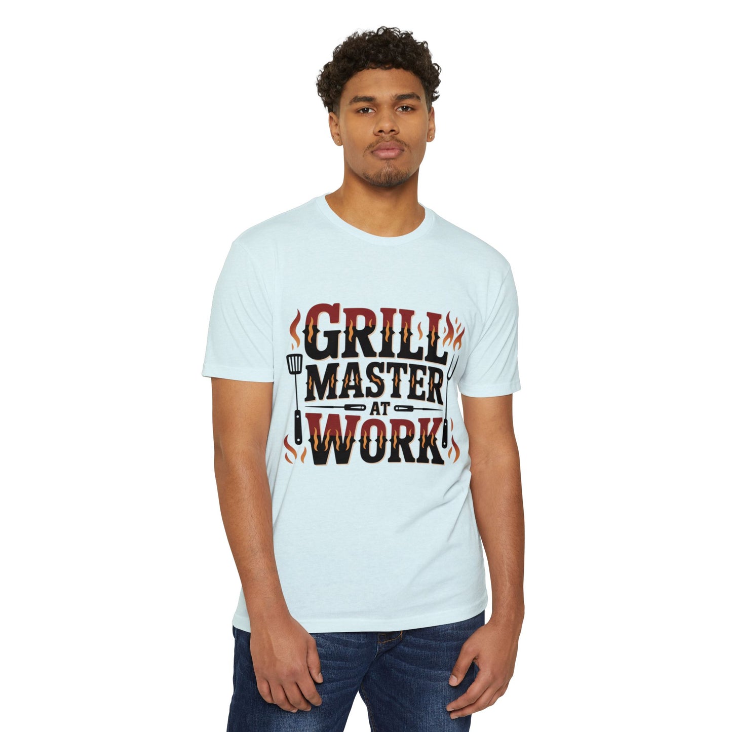 Grill Master at Work T-Shirt — BBQ Chef Funny Dad Gift