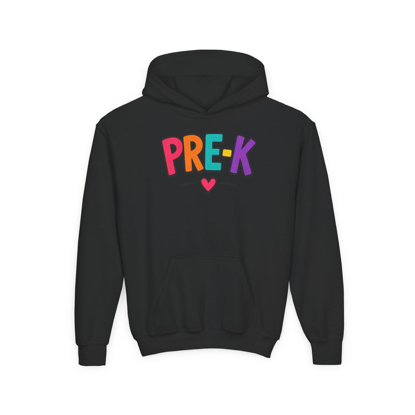 Pre-K Kids Hoodie — Colorful Cute Pre-K School Hooded Sweatshirt for Toddlers