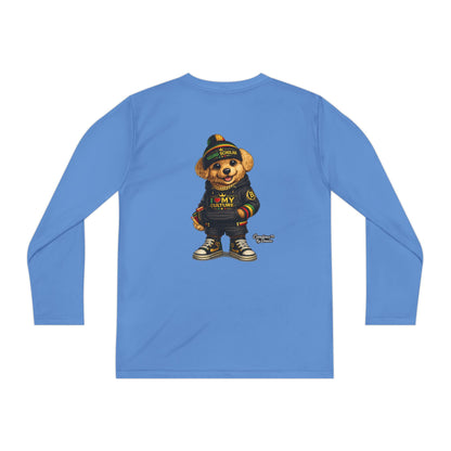 Youth Long Sleeve Tee — Streetwear Teddy Bear Graphic