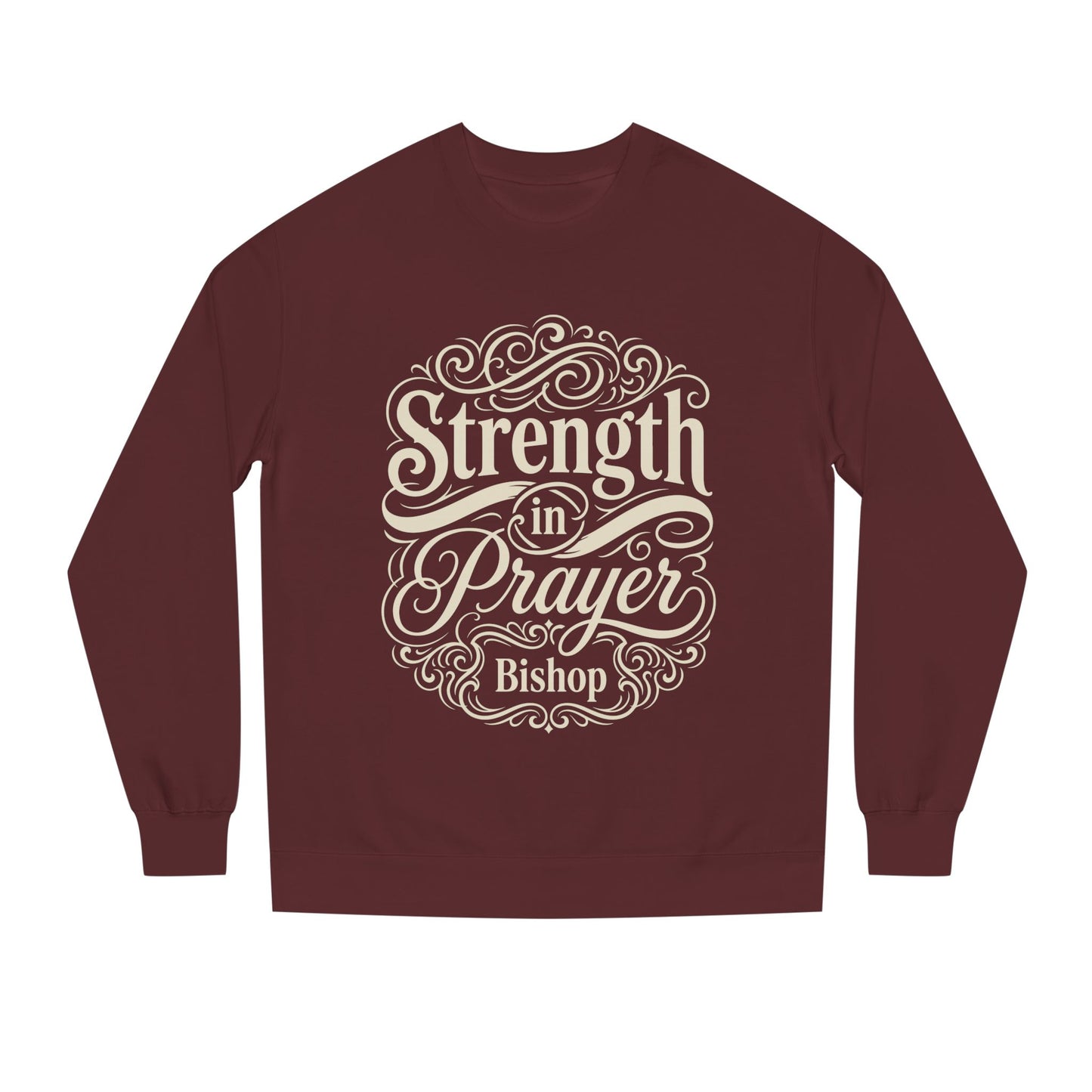 Strength in Prayer Sweatshirt — Inspirational Christian Crewneck for Faith & Encouragement
