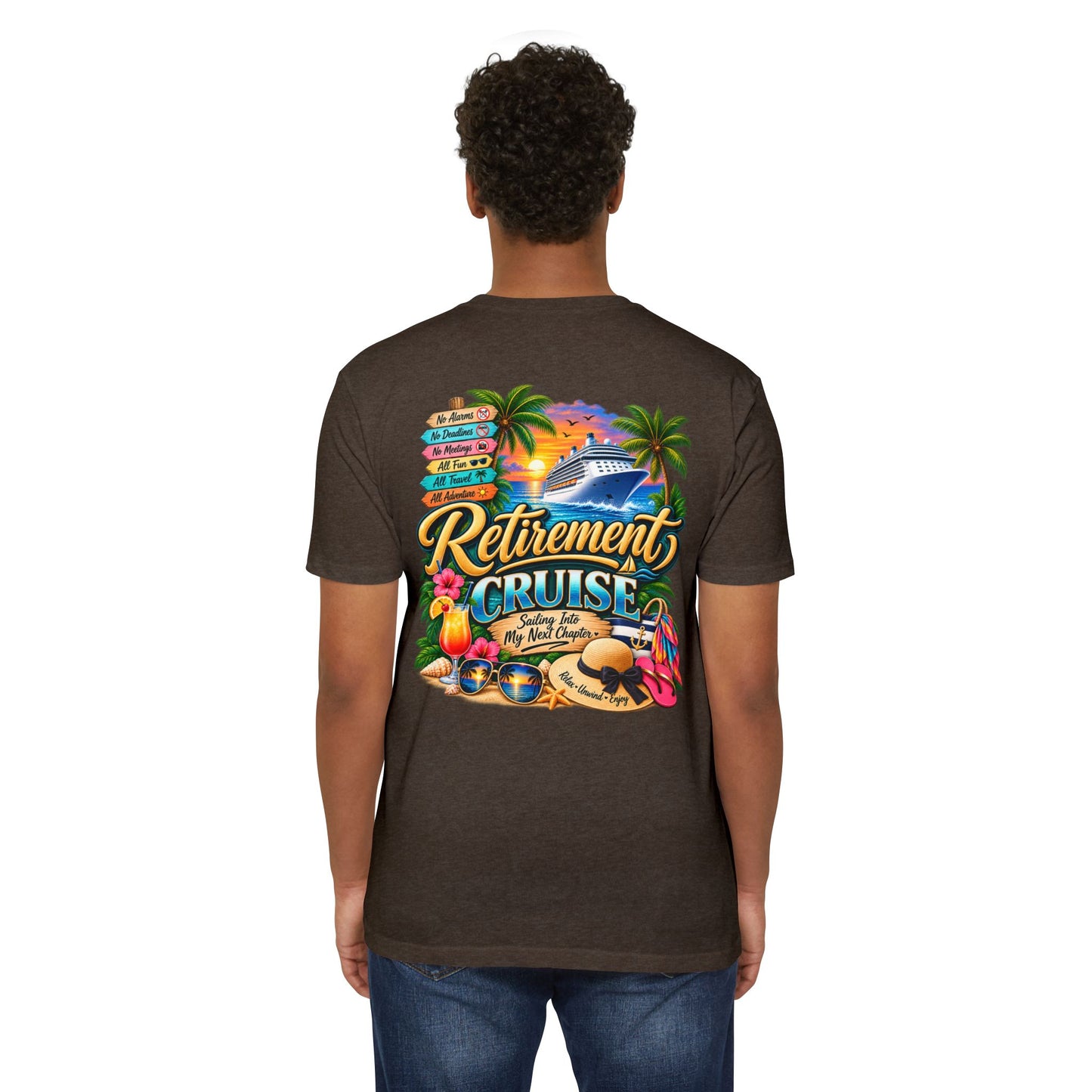 Retirement Cruise T-Shirt — Vacation & Farewell Party Tee