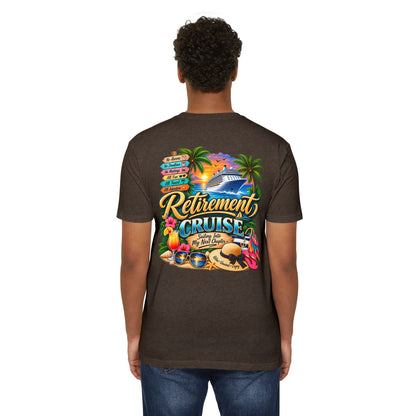Retirement Cruise T-Shirt — Vacation & Farewell Party Tee