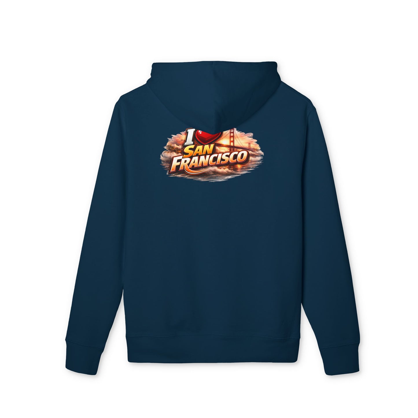I Love San Francisco Hoodie — Retro City Skyline Graphic