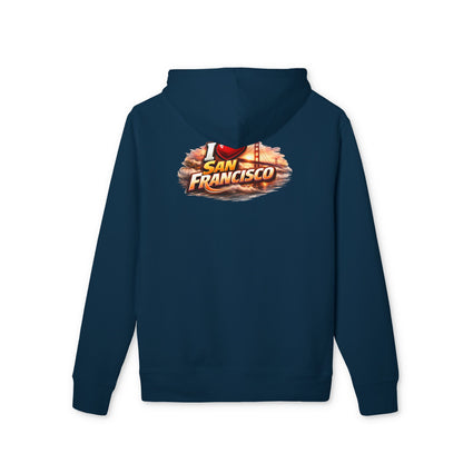 I Love San Francisco Hoodie — Retro City Skyline Graphic