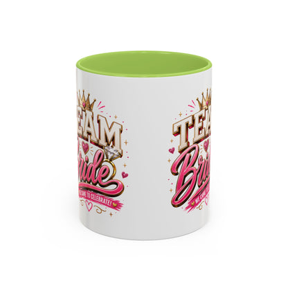 Team Bride Coffee Mug — 'Team Bride' Bachelorette Accent Mug (11/15oz)