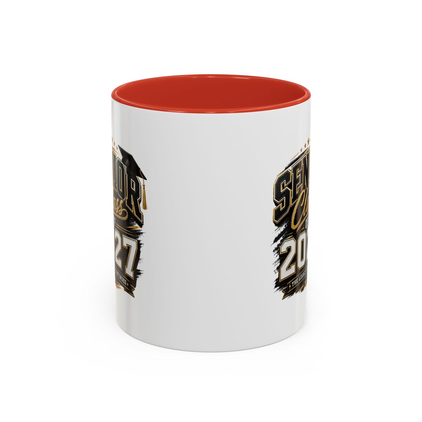 Senior Class of 2027 Accent Coffee Mug — Graduation Gift