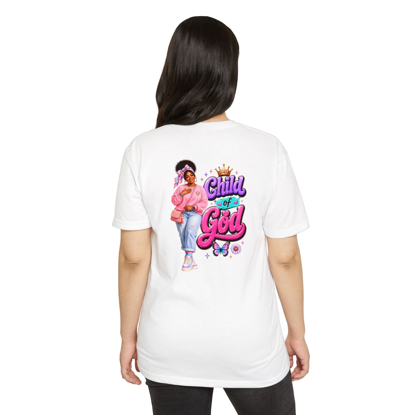 Child of God T-Shirt — Cute Pink Faith Graphic Tee for Girls