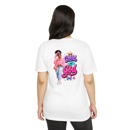 Child of God T-Shirt — Cute Pink Faith Graphic Tee for Girls