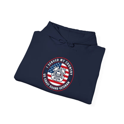 I Served My Country US Coast Guard Veteran Hoodie