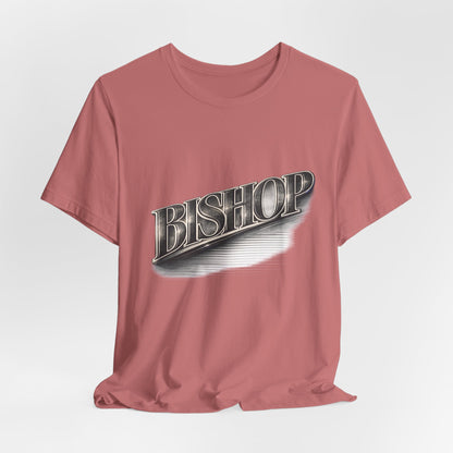 Bishop Retro Chrome Logo T‑Shirt