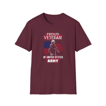 Proud Veteran United States Army  T-Shirt