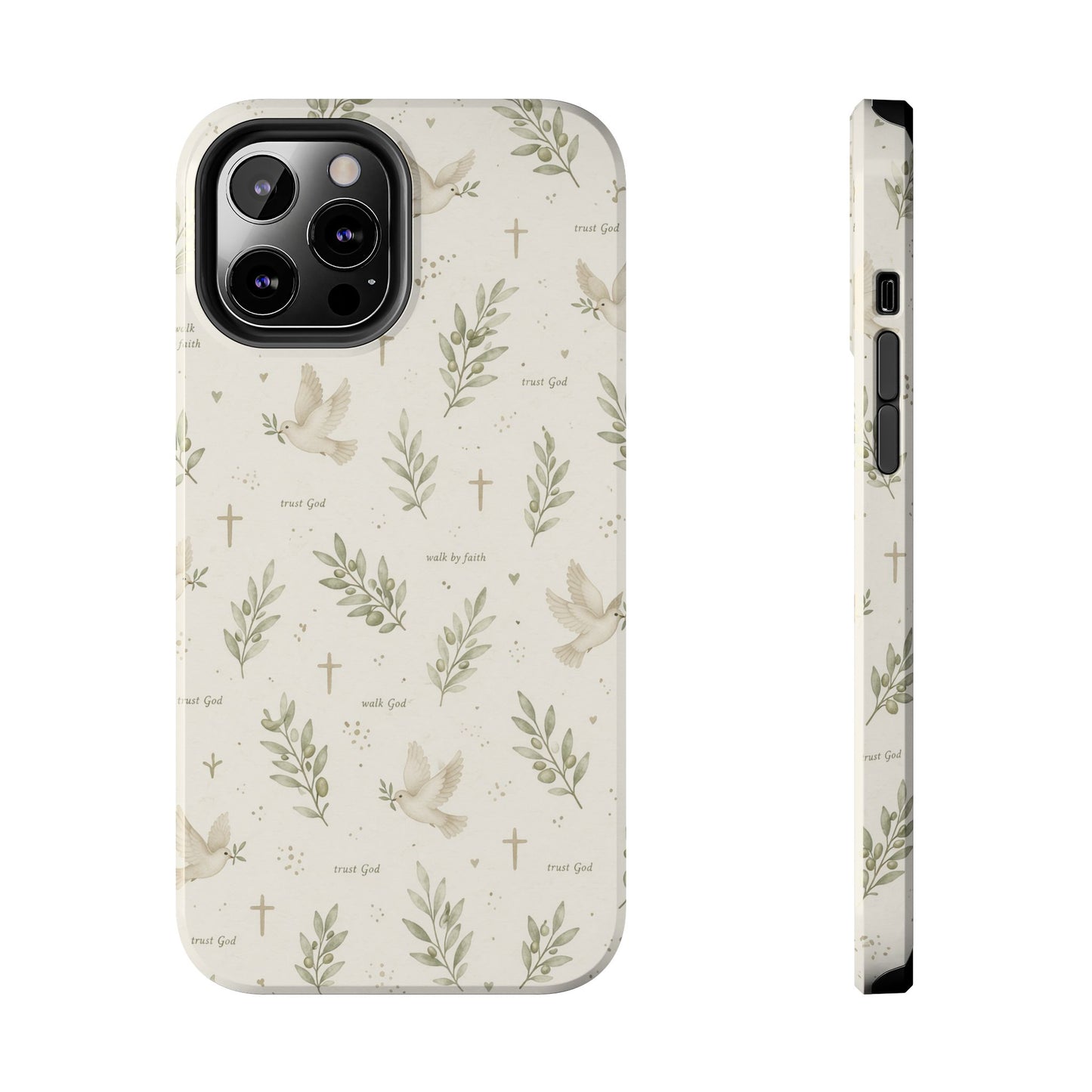 Walk By Faith Phone Case | Christian Floral iPhone Case