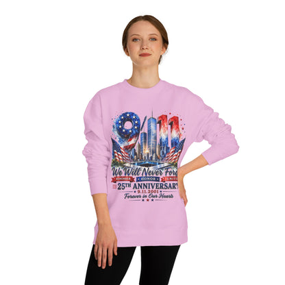 9/11 We Will Never Forget 25th Anniversary Sweatshirt
