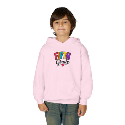 Fifth Grade Kids Hoodie - Colorful Back-to-School Sweatshirt for Students