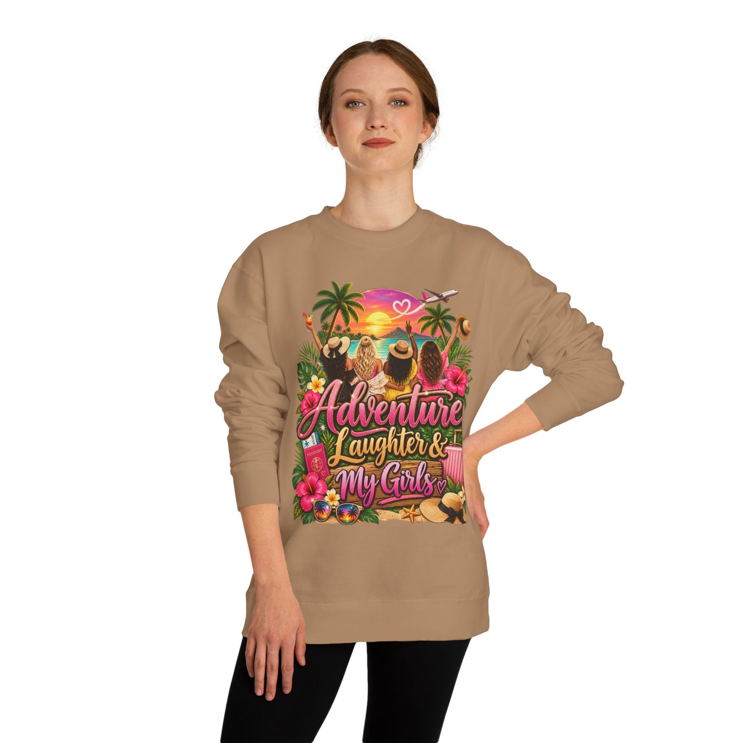 Adventure, Laughter & My Girls Crewneck
