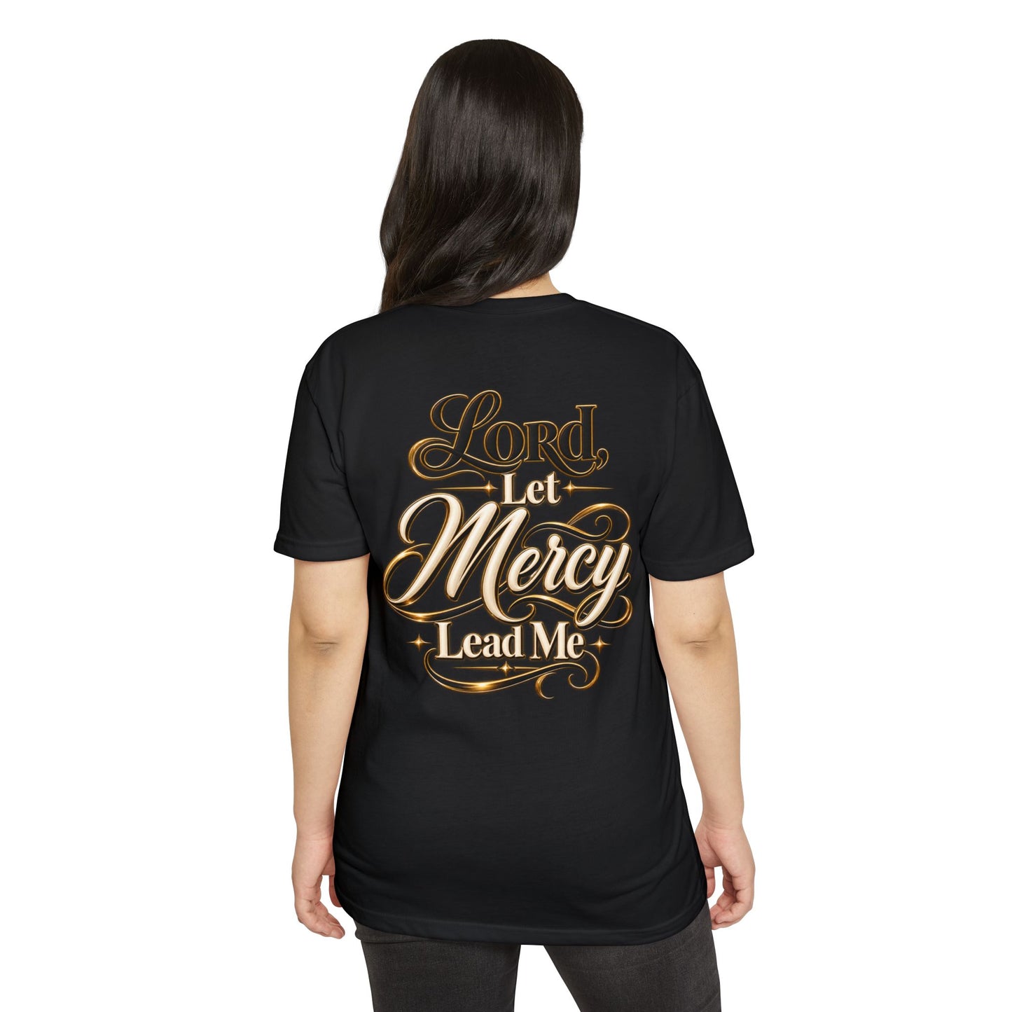 Religious T-Shirt — "Lord, Let Mercy Lead Me" Inspirational Christian Tee