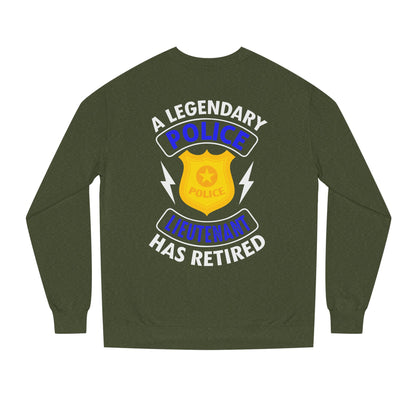 Retired Police Lieutenant Sweatshirt — Legendary Badge Crewneck