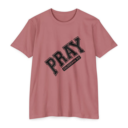 Pray Colossians 4:2 Christian T-Shirt — Faith Prayer Tee