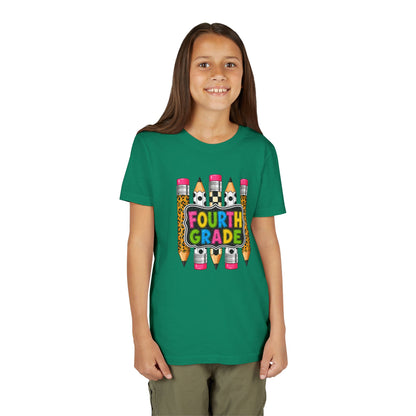 Fourth Grade Pencil Kids Tee – Back to School Youth Shirt