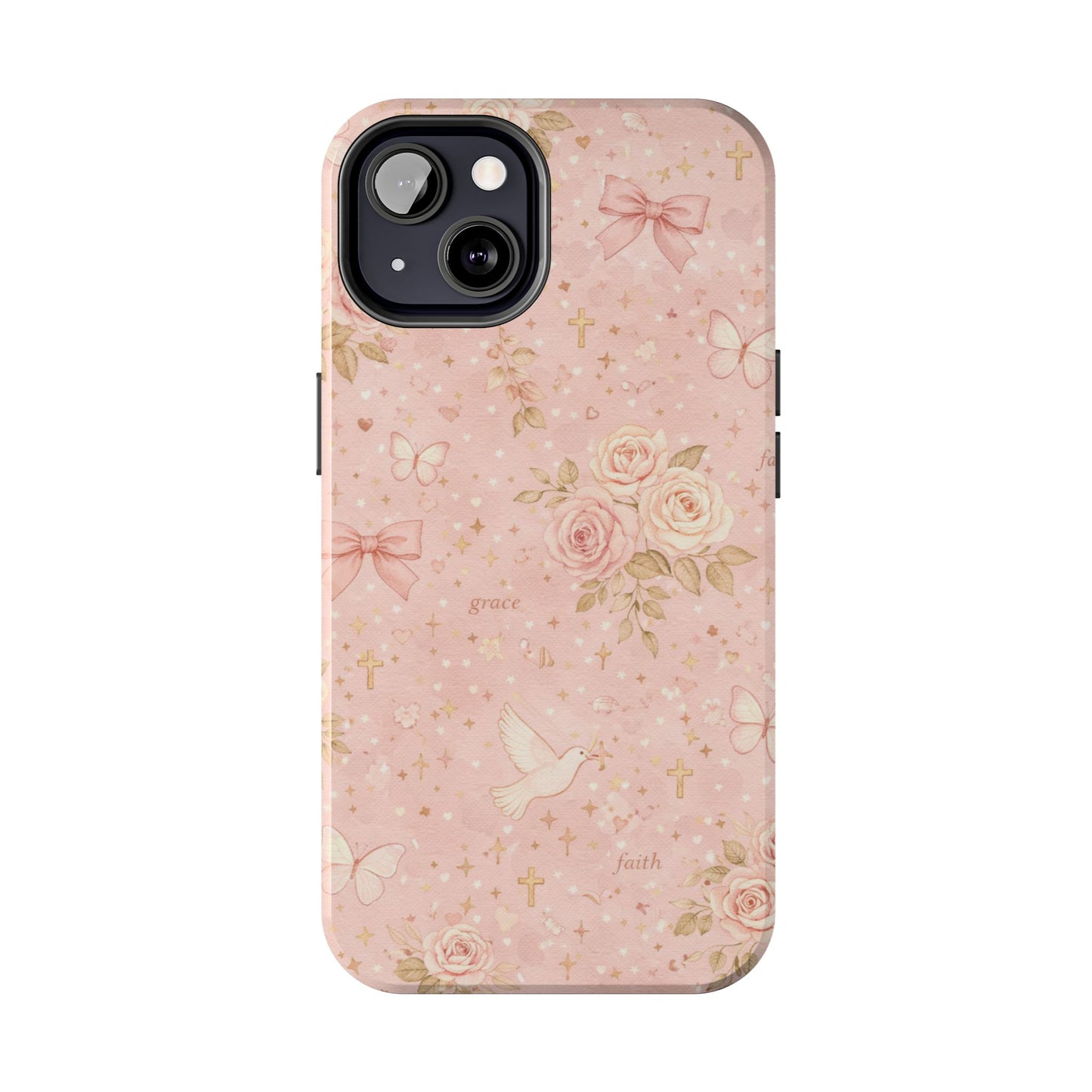 Grace Faith Phone Case | Christian floral iPhone Case