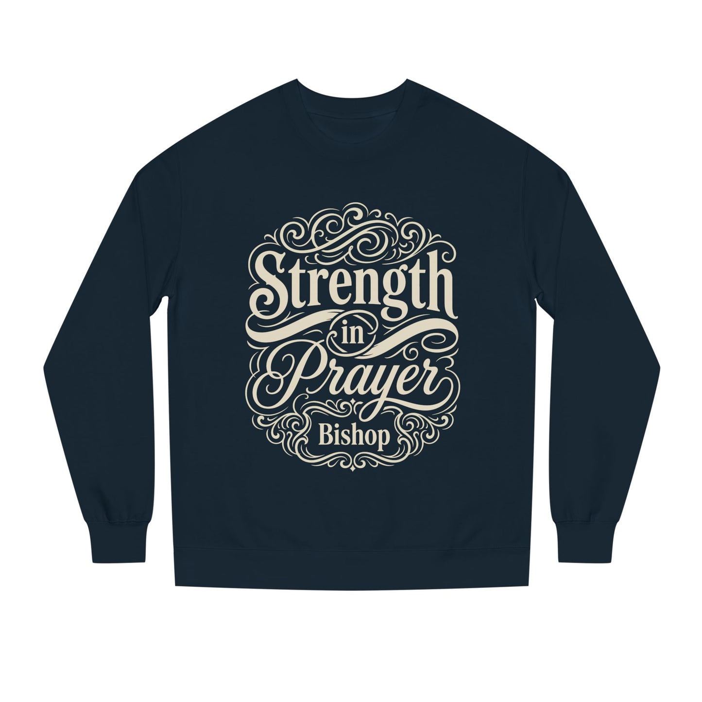 Strength in Prayer Sweatshirt — Inspirational Christian Crewneck for Faith & Encouragement