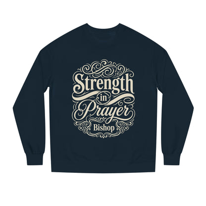 Strength in Prayer Sweatshirt — Inspirational Christian Crewneck for Faith & Encouragement
