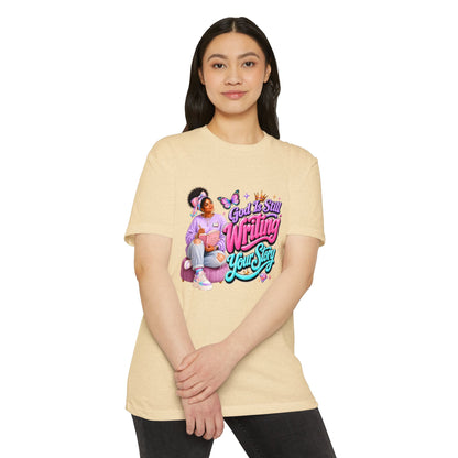 Inspirational T-Shirt — "God Is Still Writing Your Story" Inspirational Faith Graphic Tee