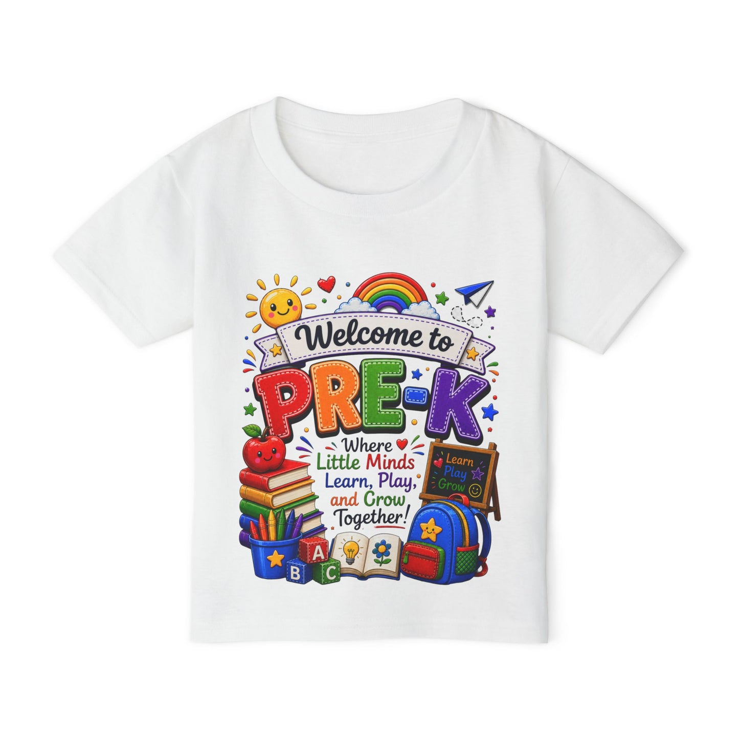 Welcome to Pre-K Toddler T-Shirt — Colorful Back-to-School Preschool Shirt