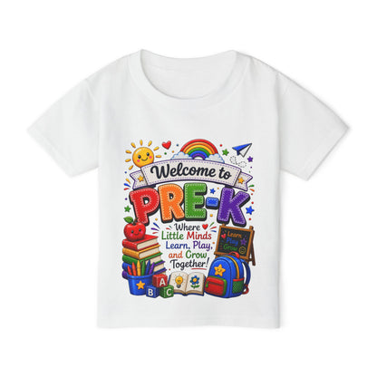 Welcome to Pre-K Toddler T-Shirt — Colorful Back-to-School Preschool Shirt