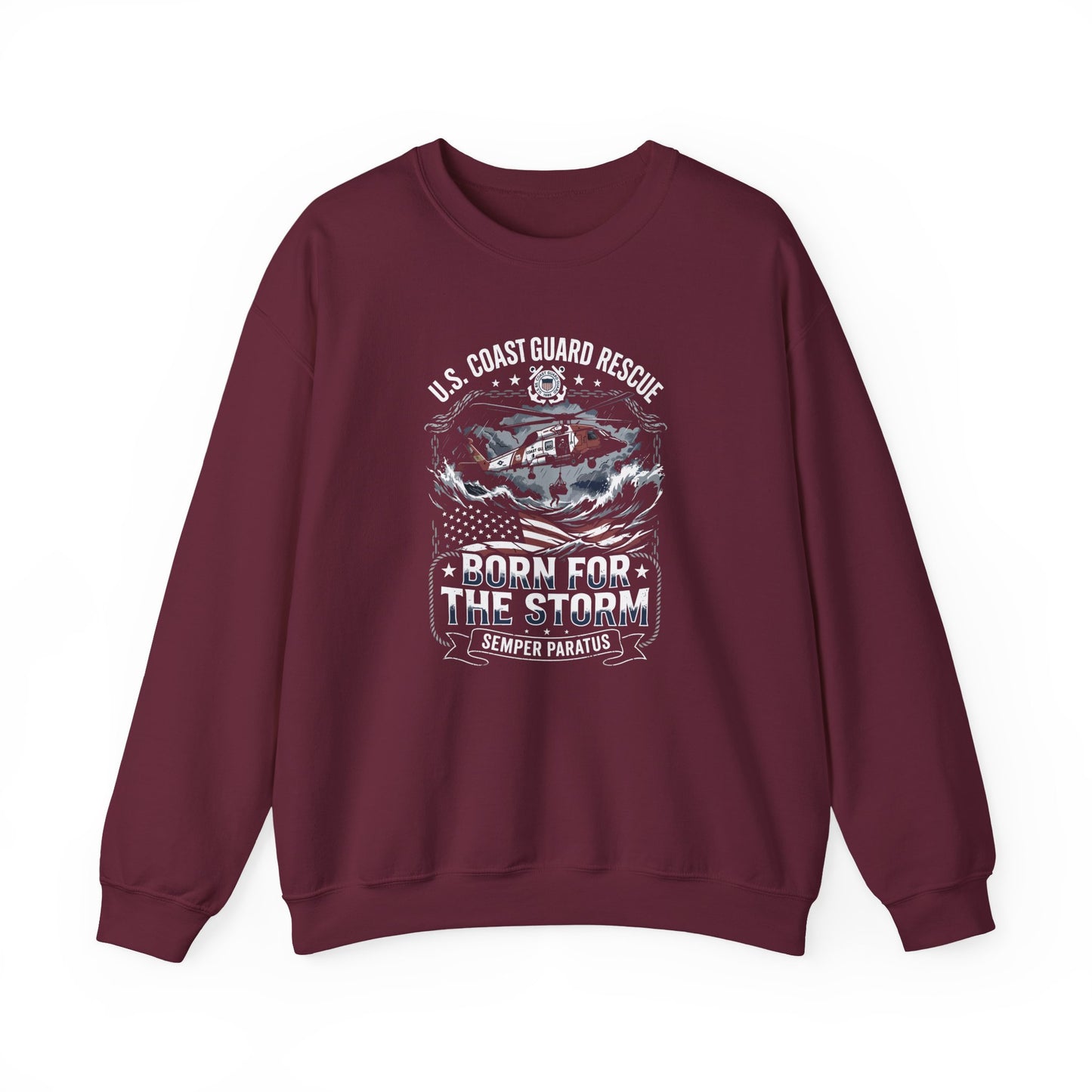 U.S Coast Guard Rescue Born for the Storm Sweatshirt