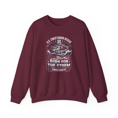 U.S Coast Guard Rescue Born for the Storm Sweatshirt