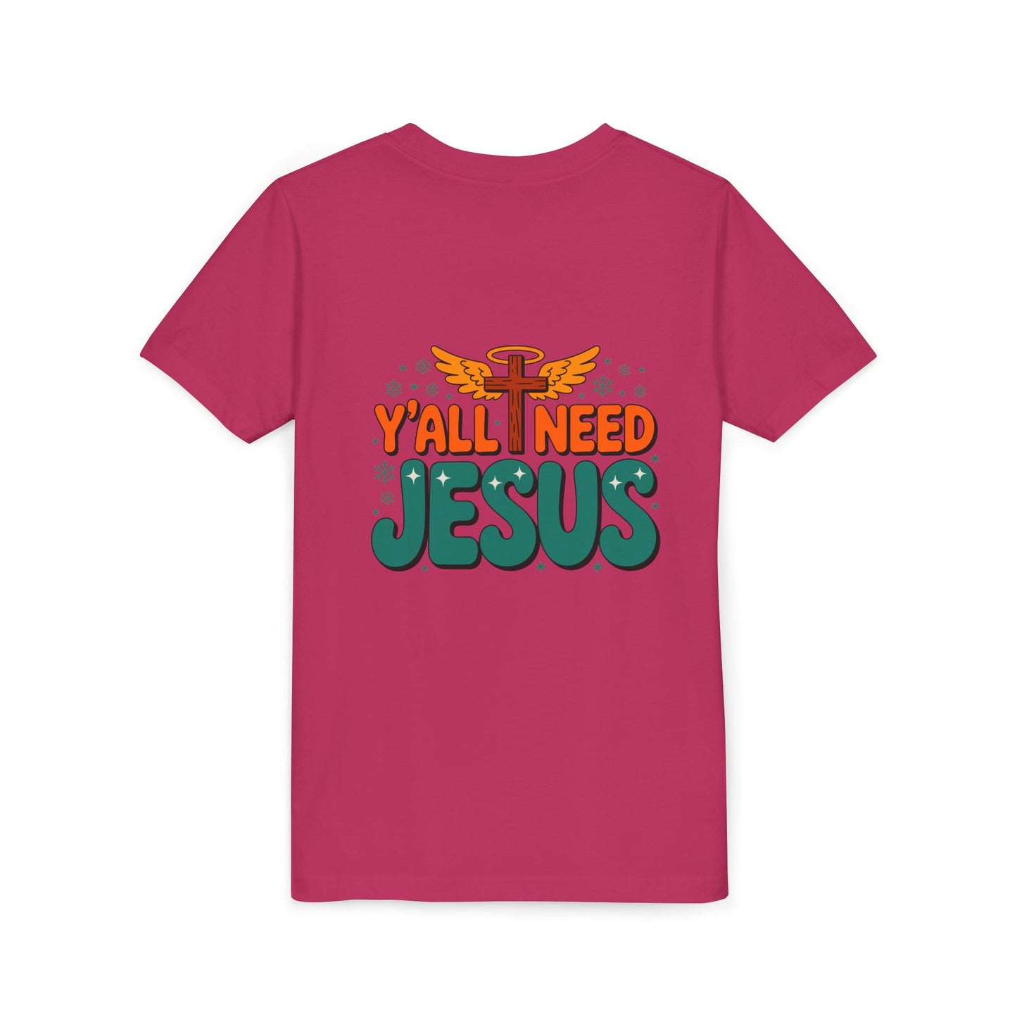 Youth Tee - "Y'all Need Jesus" Gospel Christian Kids Shirt