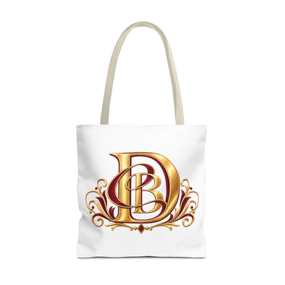Monogram D Gold Ornate Tote Bag
