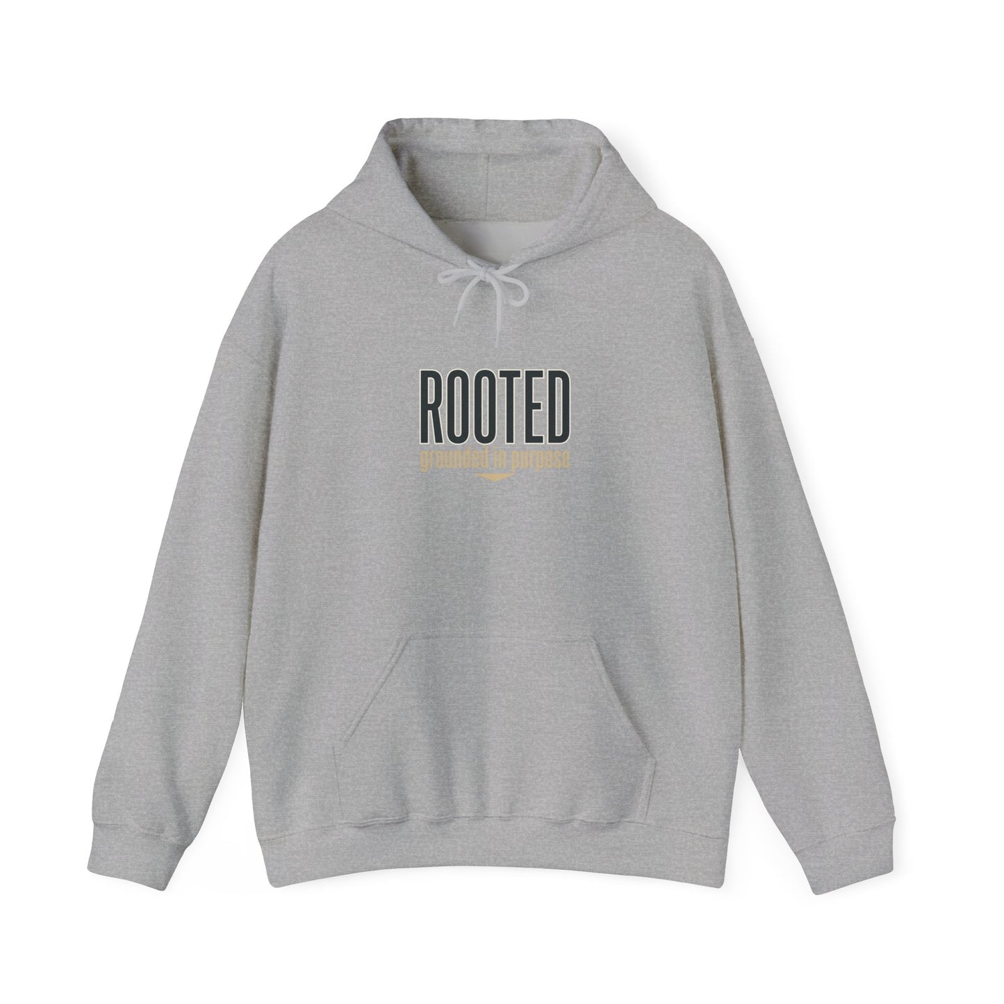 Rooted testimony apparel Hoodie | faith streetwear, bold type