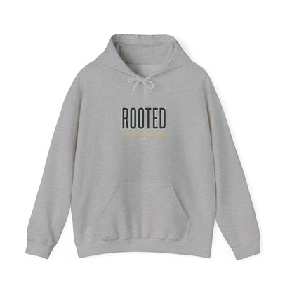 Rooted testimony apparel Hoodie | faith streetwear, bold type