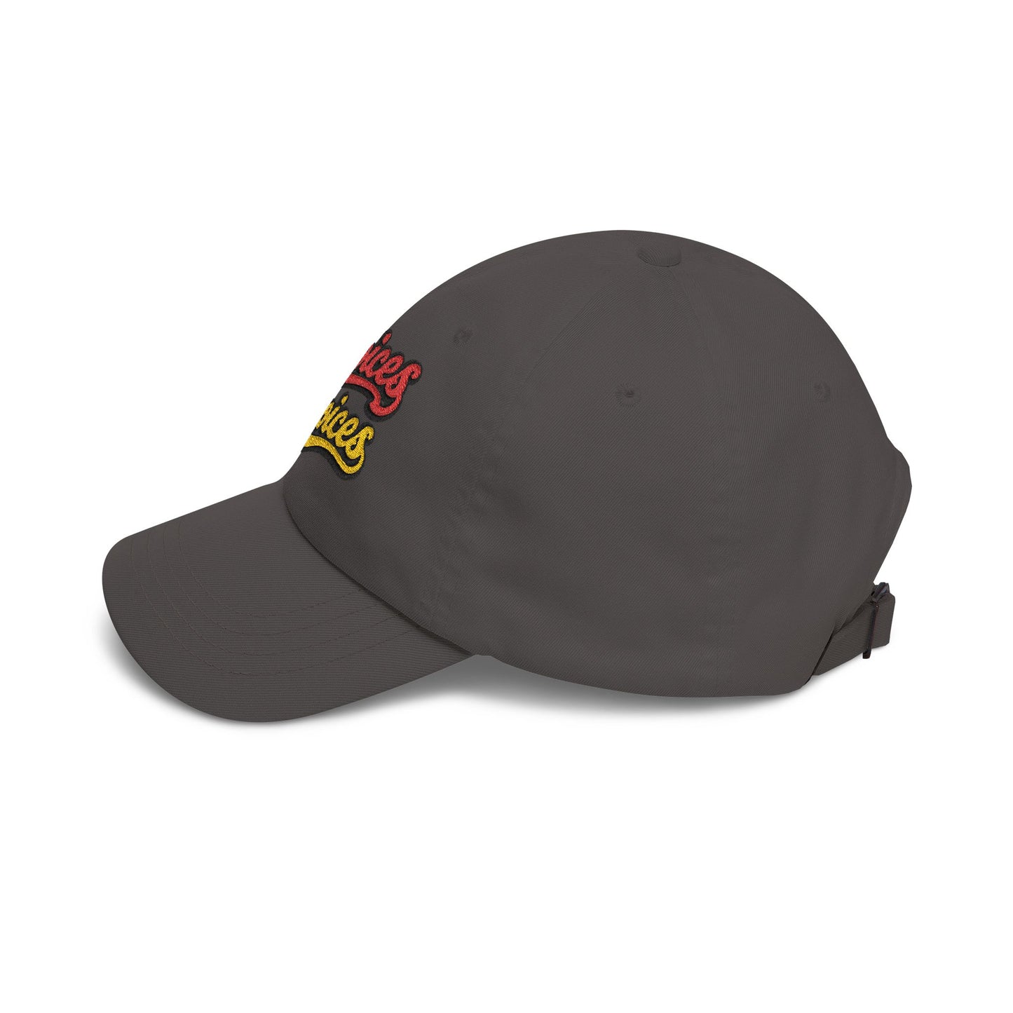 Choices Choices Dad Cap – Retro Script Embroidered Baseball Hat
