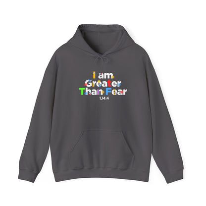 I Am Greater Than Fear Psalm 23:4  Hoodie